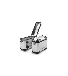 Genuine Royal Enfield Himalayan Aluminium Panniers Silver