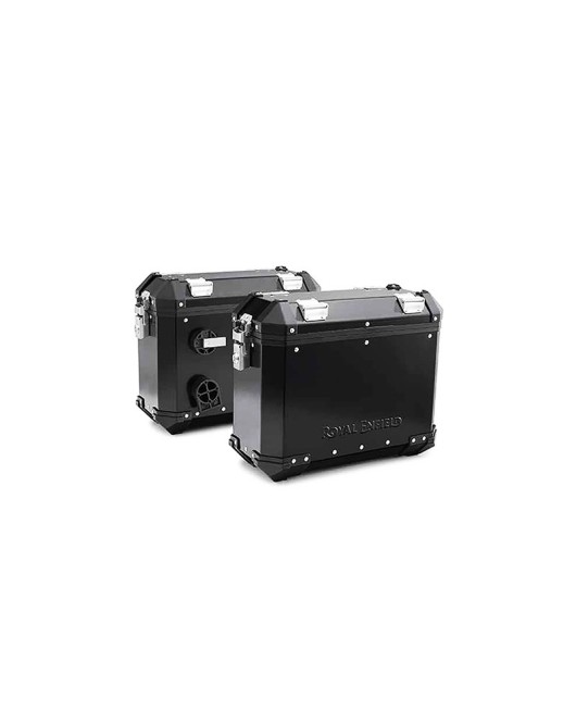 Genuine Royal Enfield Himalayan Aluminium Panniers Black