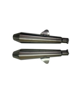 Royal Enfield Interceptor 650cc Exhaust Muffler Silencer Stainless Steel