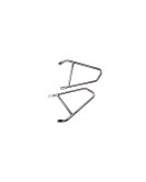 Royal Enfield GT Continental 650 Mounting Rails With Leather Pannier Pair Bags