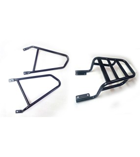 Royal Enfield Interceptor 650cc Pannier Mounting with Luggage Rack Carrier Black