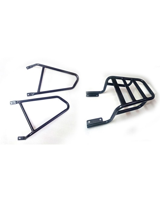 Royal Enfield Interceptor 650cc Pannier Mounting with Luggage Rack Carrier Black