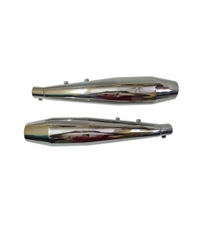 Royal Enfield GT Continental 650cc S S Red Rooster Exhaust Muffler Silencer
