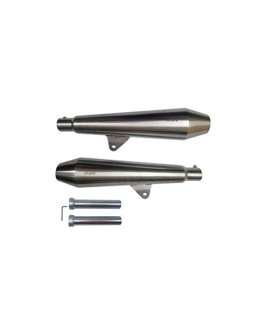 Royal Enfield Interceptor 650cc S S Exhaust Muffler Silencer With DB Killer