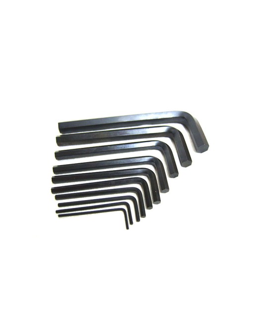 10 Pc Allen Key Set Imperial Useful Tool Garage Tool