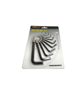 10 Pc Hex Key Set Useful Tool For Motorcycle Restorers