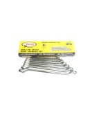 8 Pc Ring Spanner Set Metric Chrome Plated