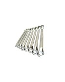 8 Pc Ring Spanner Set Metric Chrome Plated