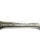 Double Open End Jaw Spanner Set Chrome Plated