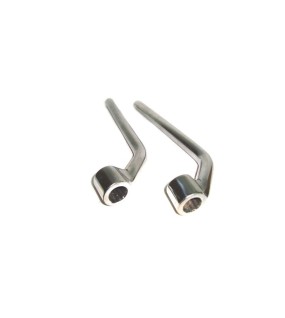 Double Nickel Chrome Royal Enfield Footrest Kit