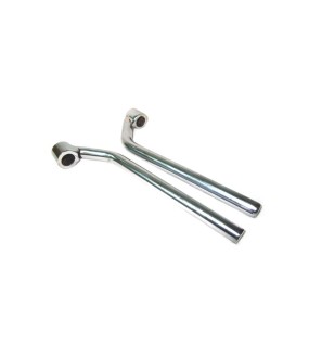 Double Nickel Chrome Royal Enfield Footrest Kit