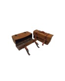 Royal Enfield Himalayan Pannier Rails and Leather Bags Pair Brown Tan