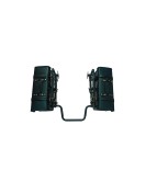 Royal Enfield Himalayan Pannier Rails and Leather Bags Pair Black