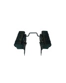 Royal Enfield Himalayan Pannier Rails and Leather Bags Pair Black