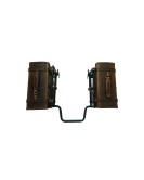 Royal Enfield Himalayan Pannier Rails and Leather Bags Pair Brown