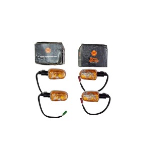 Royal Enfield Himalayan Front &amp; Rear Trafficator Indicator Assembly With Bulb