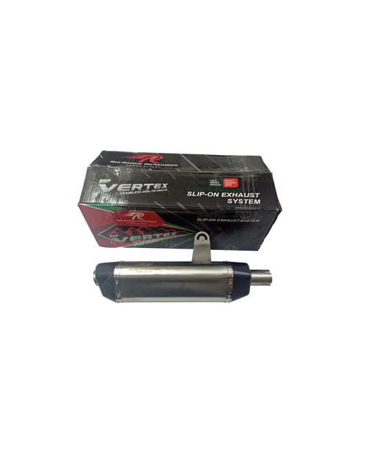 Royal Enfield Himalayan Red Rooster Exhaust Silencer SS