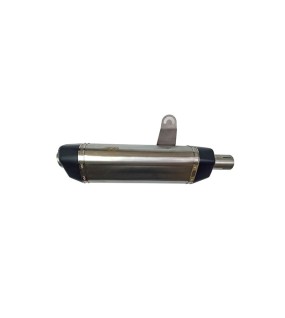 Royal Enfield Himalayan Red Rooster Exhaust Silencer SS