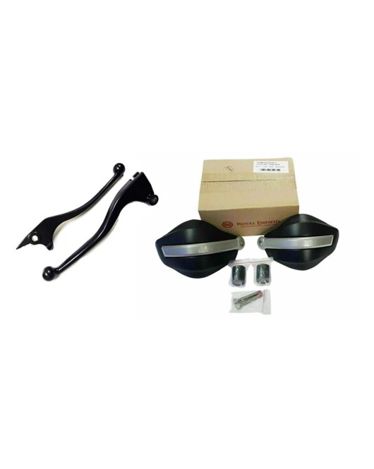 Royal Enfield Himalayan Hand Guard Kit and Clutch & Brake Lever Black