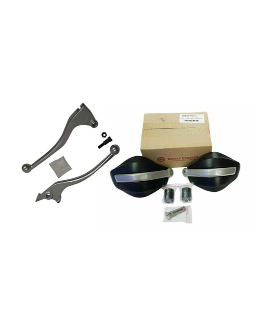 Royal Enfield Himalayan Hand Guard Kit and Clutch & Brake Lever Silver
