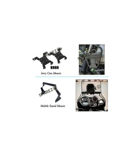 Royal Enfield Himalayan BS6 Jerry Can Mount and Mobile Stand Mount Accessories