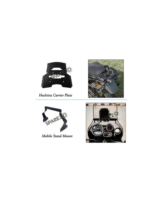 Royal Enfield Himalayan BS6 Huckitta Carrier Plate and Mobile Stand Mount