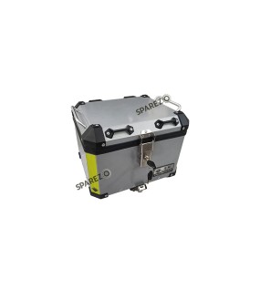Royal Enfield Himalayan BS3 - BS4 - BS6  Aluminium Pannier Luggage Top Box Glossy Grey   