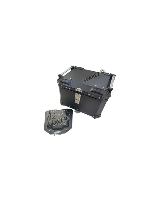 Royal Enfield Himalayan BS3 - BS4 - BS6 Aluminium Pannier Luggage Top Box Matt Black