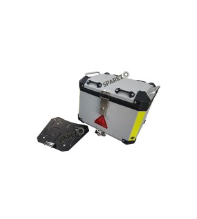 Royal Enfield Himalayan BS3 - BS4 - BS6  Aluminium Pannier Luggage Top Box Matt Grey