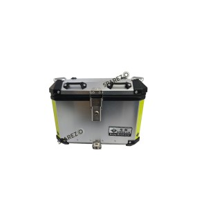 Royal Enfield Himalayan BS3 - BS4 - BS6  Aluminium Pannier Luggage Top Box Silver