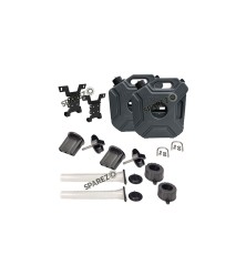 Royal Enfield Black Jerry Can Pair Combo of 6 PCS For Himalayan 411cc BS6