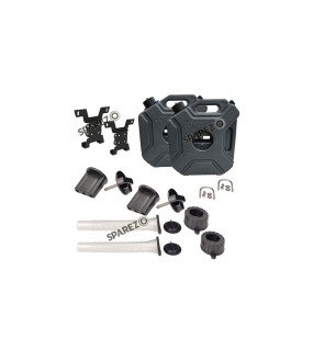 Royal Enfield Black Jerry Can Pair Combo of 6 PCS For Himalayan 411cc BS6