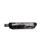 Royal Enfield Himalayan Scram 411 Red Rooster SS Exhaust Silencer Polished