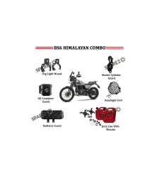 Royal Enfield Red Jerry Can Pair Combo of 6 PCS For Himalayan 411cc BS6