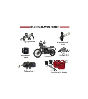 Royal Enfield Red Jerry Can Pair Combo of 6 PCS For Himalayan 411cc BS4