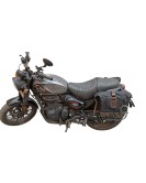 Royal Enfield Hunter 350 Pannier Luggage Bags Brown And Mounting 2022-23