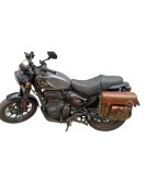 Royal Enfield Hunter 350 LH RH Pannier Luggage Bags Olive And Mounting 2022-23