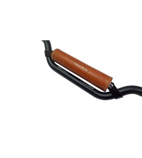 Royal Enfield Interceptor 650 Handlebar Brace Pad Tan Color Leather