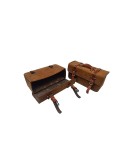Royal Enfield GT Continental 650 Pannier Rails & Bags Brown Tan Pair