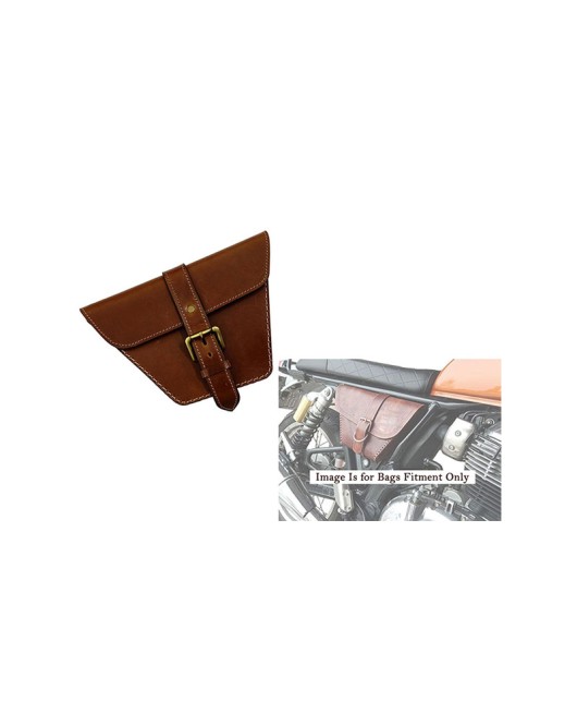 Royal Enfield GT Continental and Interceptor 650 Side Panel Bag Genuine Leather