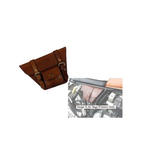 Royal Enfield GT and Interceptor 650 Side Panel Bag With Pocket Genuine Leather
