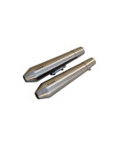 Royal Enfield GT and Interceptor 650cc SS LH-RH Exhaust Header Pipe with Silencer Matt Finish