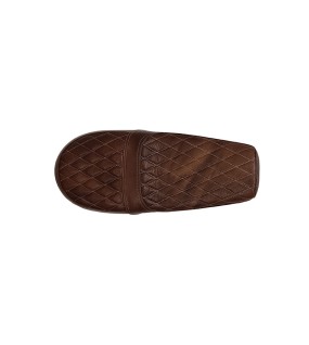 Royal Enfield GT Continental and Interceptor 650 Diamond Design Dual Leather Seat Brown
