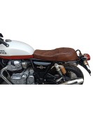 Royal Enfield GT Continental and Interceptor 650 Diamond Design Dual Leather Seat Brown