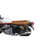 Royal Enfield GT Continental and Interceptor 650 Touring Brown Tan Genuine Leather Dual Seat
