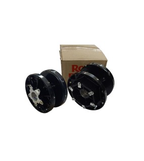 Royal Enfield Twins GT and Interceptor 650 Front and Rear Wheel Hub Assembly Black
