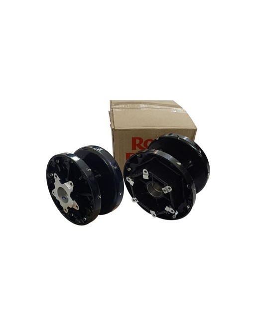 Royal Enfield Twins GT and Interceptor 650 Front and Rear Wheel Hub Assembly Black