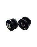 Royal Enfield Twins GT and Interceptor 650 Front and Rear Wheel Hub Assembly Black