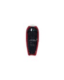 Royal Enfield GT and Interceptor 650cc Red Leather Dual Seat With White Cowl