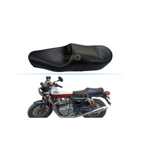 Royal Enfield GT Continental and Interceptor 650cc Black Color Dual Seat